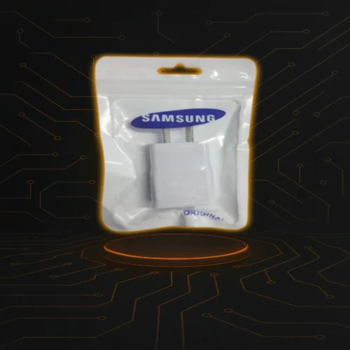 Cargador Samsung USB-A 5W en empaque tipo bolsa, carga estándar