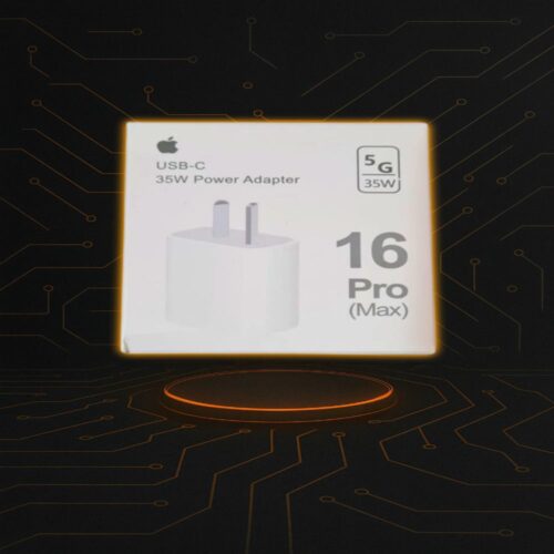 Cargador potente USB-C 35W para iPhone, carga rápida, enchufe diagonal