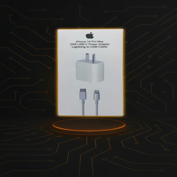 Cargador USB-C 20W para iPhone con cable USB-C a Lightning, carga rápida