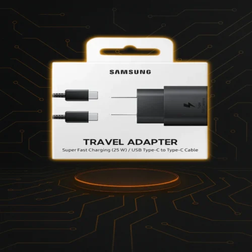 Cargador Samsung USB-C 25W con cable USB-C a USB-C, carga rápida original