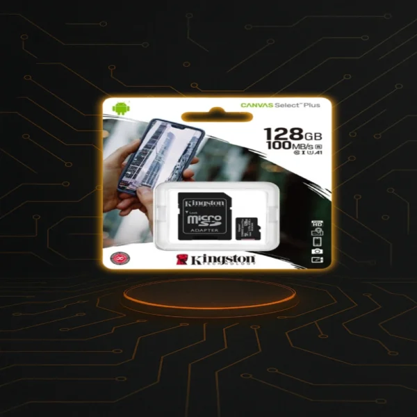 Memoria MicroSD Kingston 128GB Memoria MicroSD Kingston de 128GB para grabación en HD y más