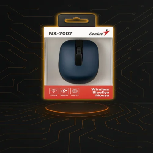 Mouse inalámbrico Genius DX-7007 con diseño ergonómico y eficiente