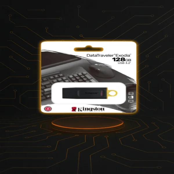 Pendrive Kingston de 128GB con gran capacidad de almacenamiento
