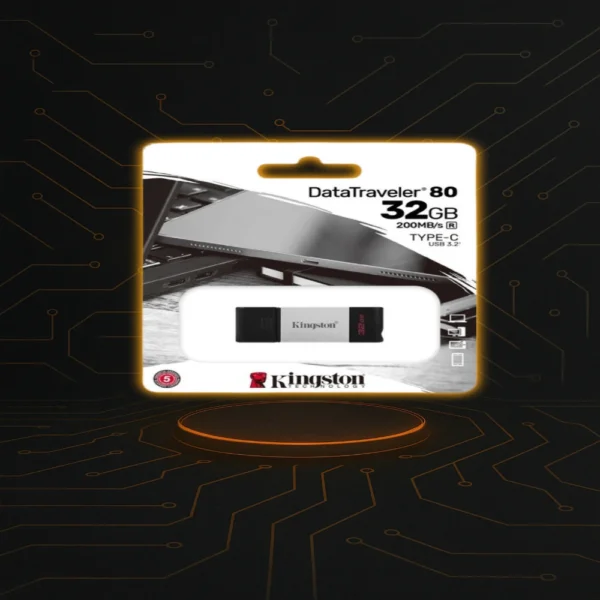 Pendrive Kingston de 32GB con conector USB-C para celulares y notebooks