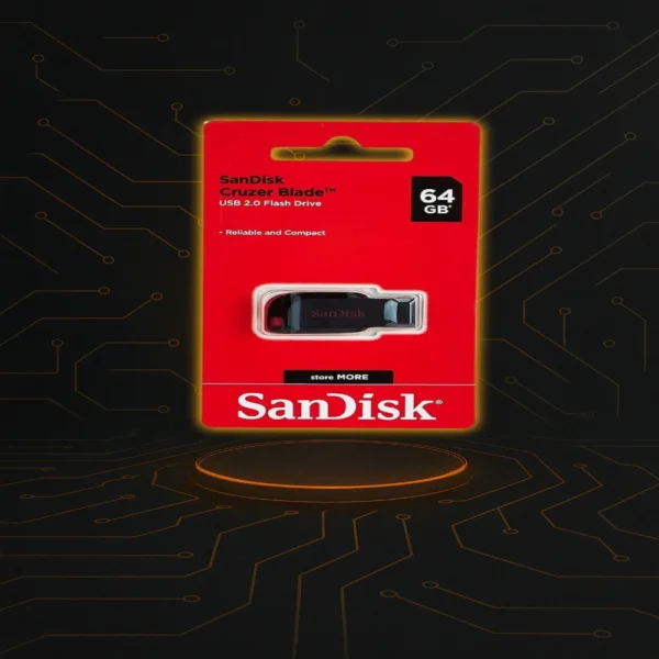 Pendrive SanDisk de 64GB de alta velocidad para uso diario