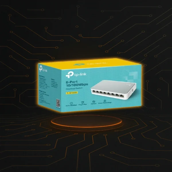 Switch de red TP-Link TL-SF1008D de 8 puertos Ethernet