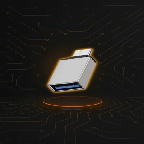 Adaptador USB-A hembra a USB-C macho, convierte memorias y accesorios USB a dispositivos con puerto USB-C