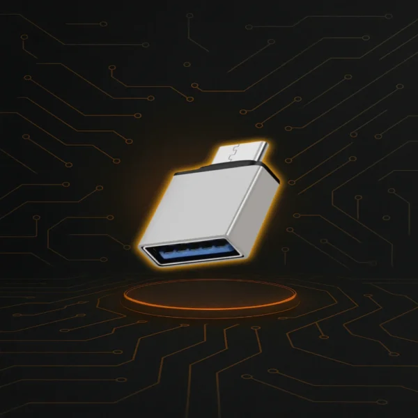Adaptador USB-A hembra a USB-C macho, convierte memorias y accesorios USB a dispositivos con puerto USB-C