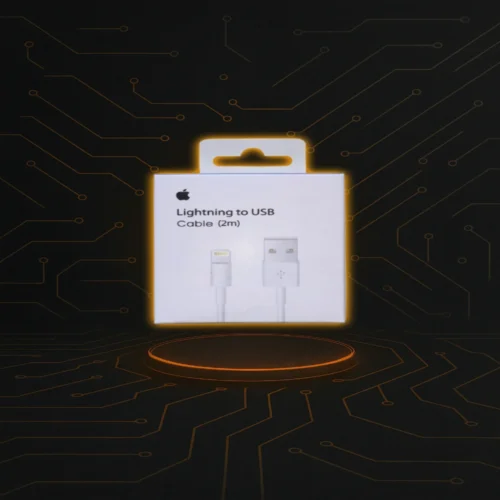 Cable Lightning a USB-A de 2 metros, extra largo para mayor comodidad.