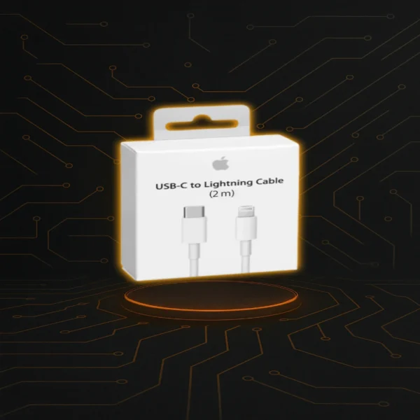 Cable Lightning a USB-C 2 m (1) Cable Lightning a USB-C de 2 metros, ideal para uso doméstico o en oficina.