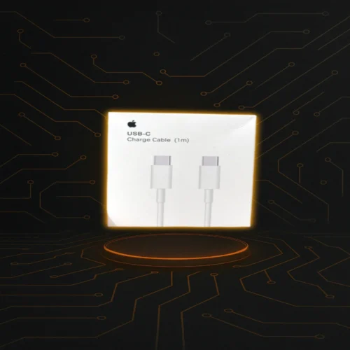 Cable USB-C a USB-C de 1 metro, alta velocidad para carga y sincronización.