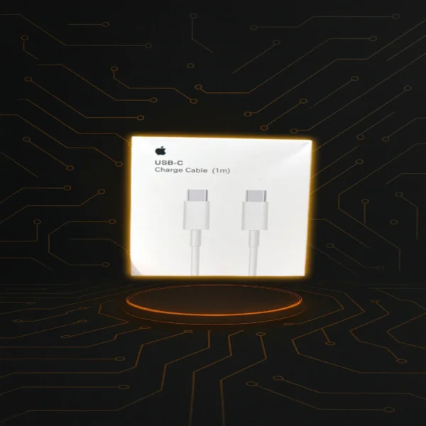 Cable USB-C a USB-C 1m Cable USB-C a USB-C de 1 metro, alta velocidad para carga y sincronización.