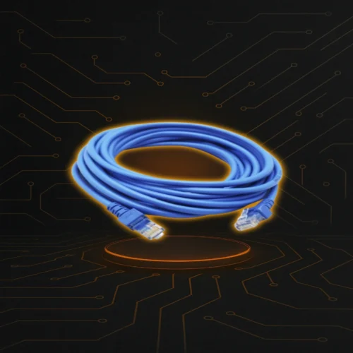 Cable de red azul de 10 metros, gran alcance.