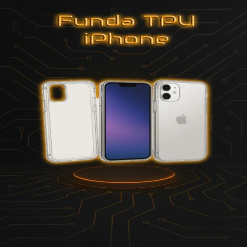 Fundas de TPU transparentes para iPhone. Protección contra golpes con diseño minimalista y flexible.