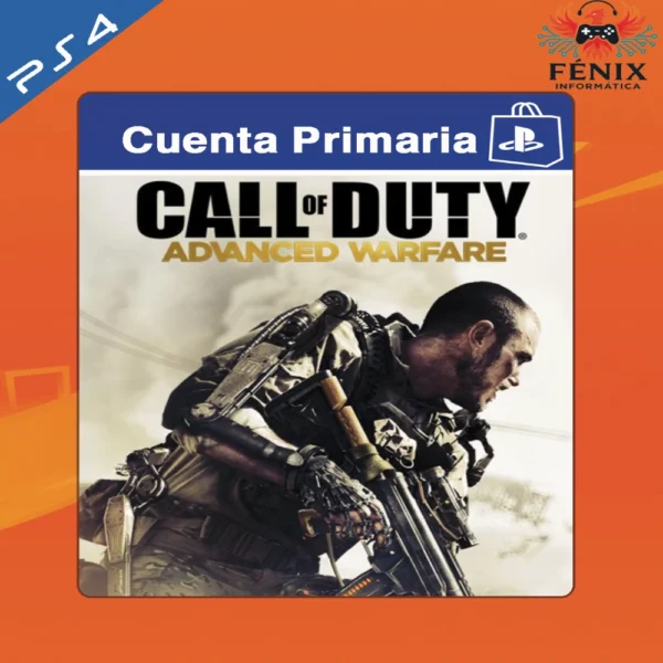 Call of Duty Advanced Warfare Gold Edition digital primario mostrado con portada PS4, jugable en PS5 mediante retrocompatibilidad. No cuenta con versión nativa de PS5.