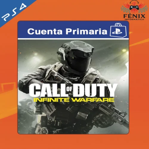 Call of Duty Infinite Warfare digital primario mostrado con portada PS4, jugable en PS5 mediante retrocompatibilidad. No cuenta con versión nativa de PS5.
