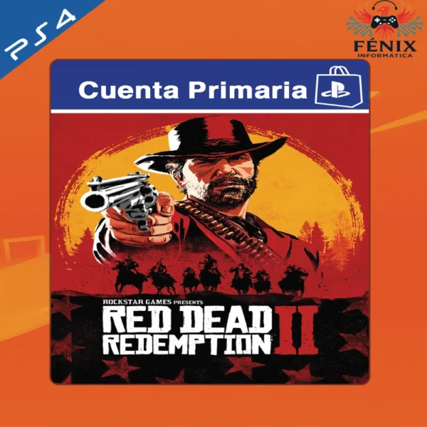 Red Dead Redemption 2 PS4 edición digital primario, videojuego de acción y aventura en mundo abierto, compra online en Fénix Informática