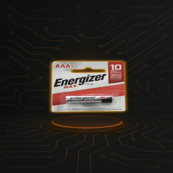 Pilas AAA Energizer alcalinas ideales para controles, mouse y linternas.