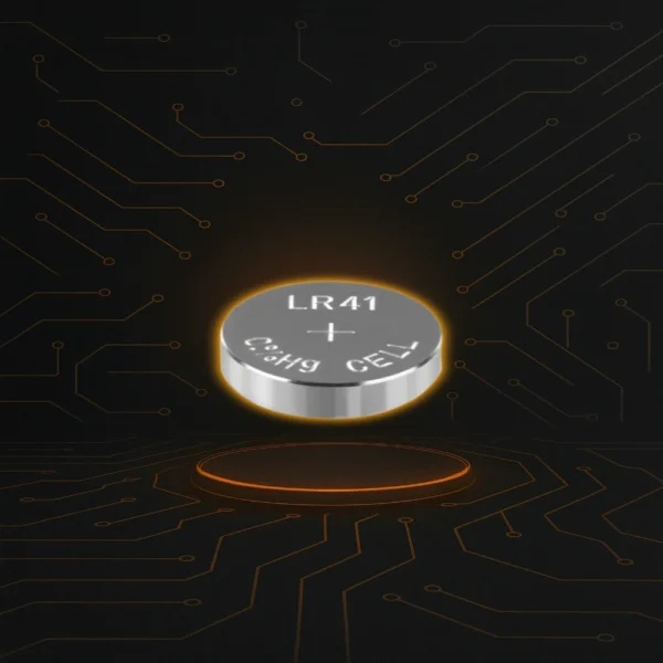 Pila AG3 alcalina tipo botón para relojes y juguetes electrónicos.