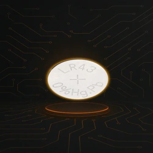 Batería LR43 de botón alcalina para relojes, juguetes y pequeños aparatos