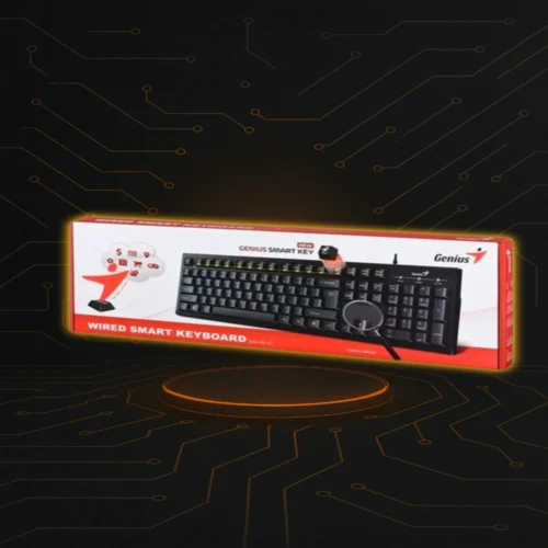 Teclado alámbrico Genius KB102 USB económico y práctico para computadoras.