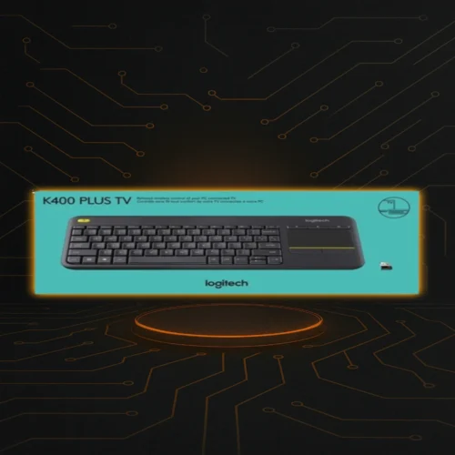 Teclado inalámbrico Logitech K400 con panel táctil integrado para Smart TV y PC